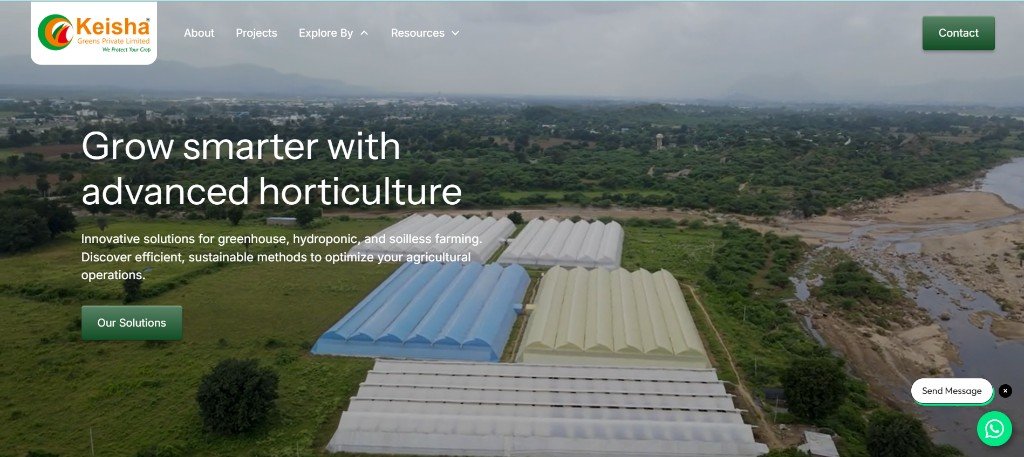 Keisha Greens — Horticulture Website